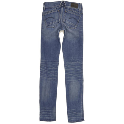 G-Star Lynn Women Blue Straight Slim Stretch Jeans W24 L32