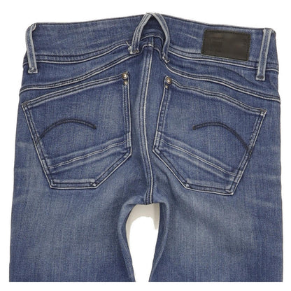 G-Star Lynn Women Blue Straight Slim Stretch Jeans W24 L32