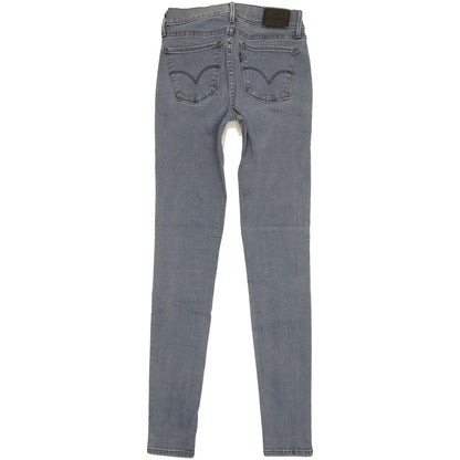 Levi's 710 Super Women Blue Skinny Slim Stretch Jeans W25 L30