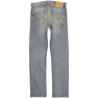 Levi's 513 Men Blue Straight Slim Stretch Jeans W29 L32