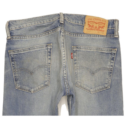 Levi's 513 Men Blue Straight Slim Stretch Jeans W29 L32