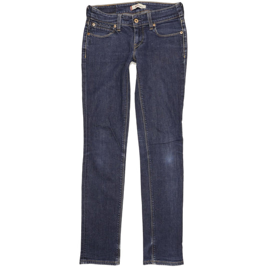 Levi's 571 Women Blue Straight Slim Stretch Jeans W29 L33