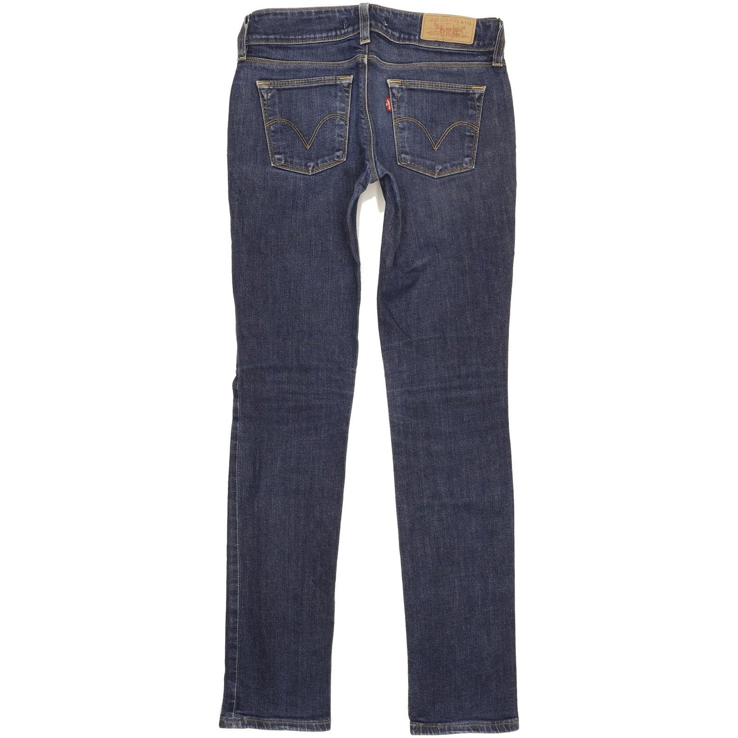 Levi's 571 Women Blue Straight Slim Stretch Jeans W29 L33