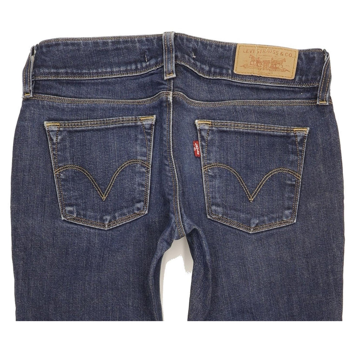 Levi's 571 Women Blue Straight Slim Stretch Jeans W29 L33