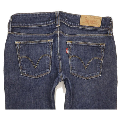Levi's 571 Women Blue Straight Slim Stretch Jeans W29 L33