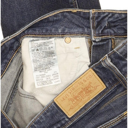 Levi's 571 Women Blue Straight Slim Stretch Jeans W29 L33