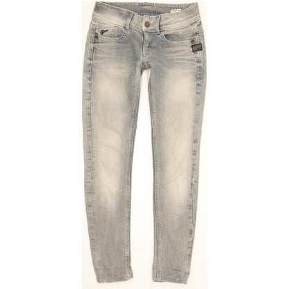 G-Star Women Blue Skinny Slim Stretch Jeans W26 L30