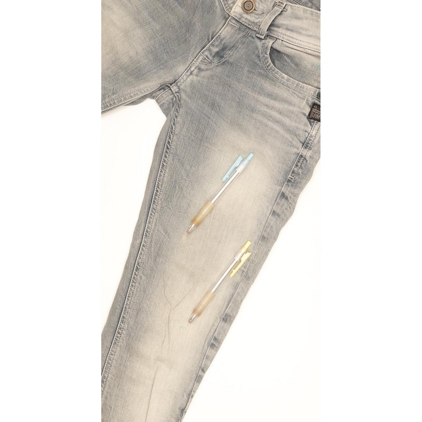 G-Star Women Blue Skinny Slim Stretch Jeans W26 L30