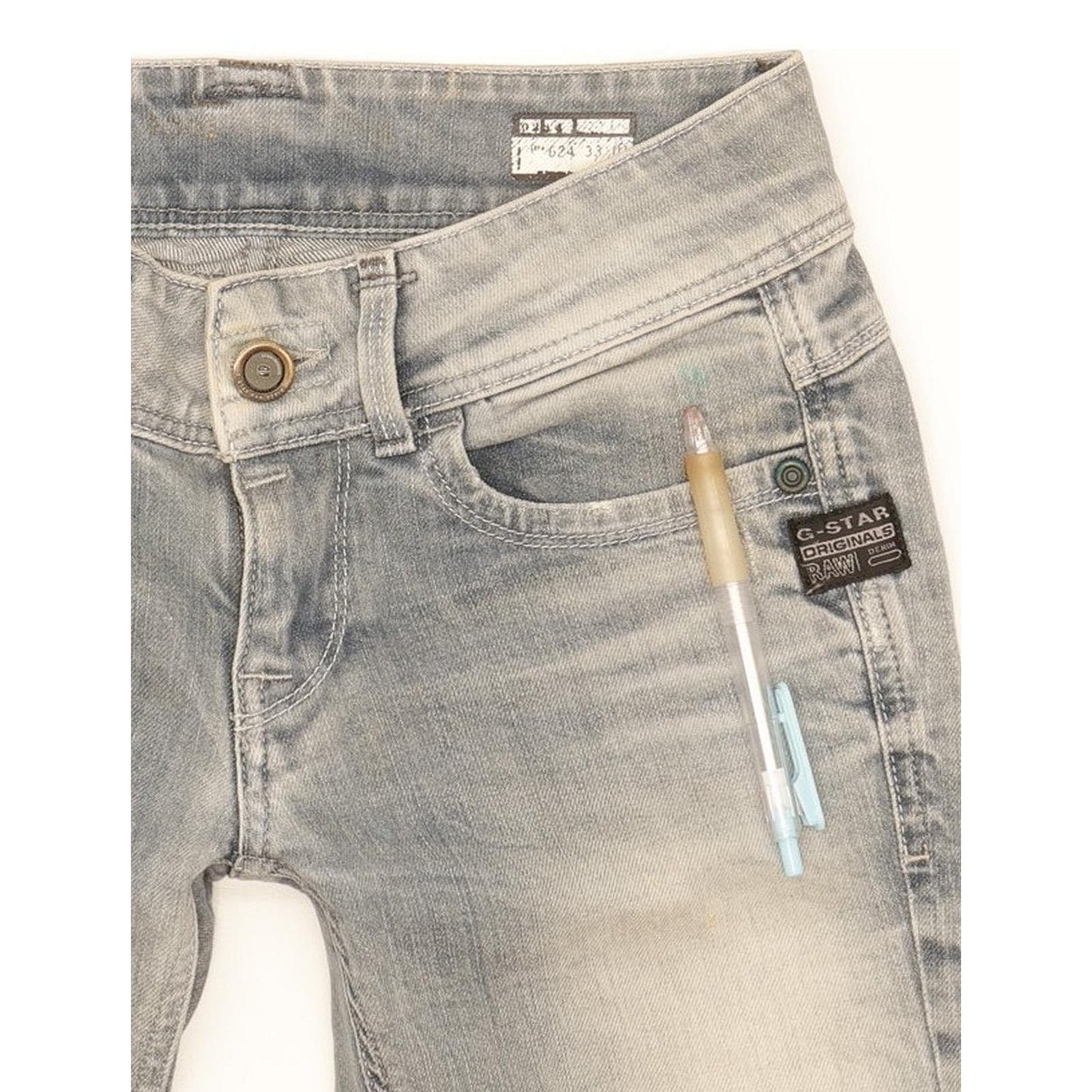 G-Star Women Blue Skinny Slim Stretch Jeans W26 L30