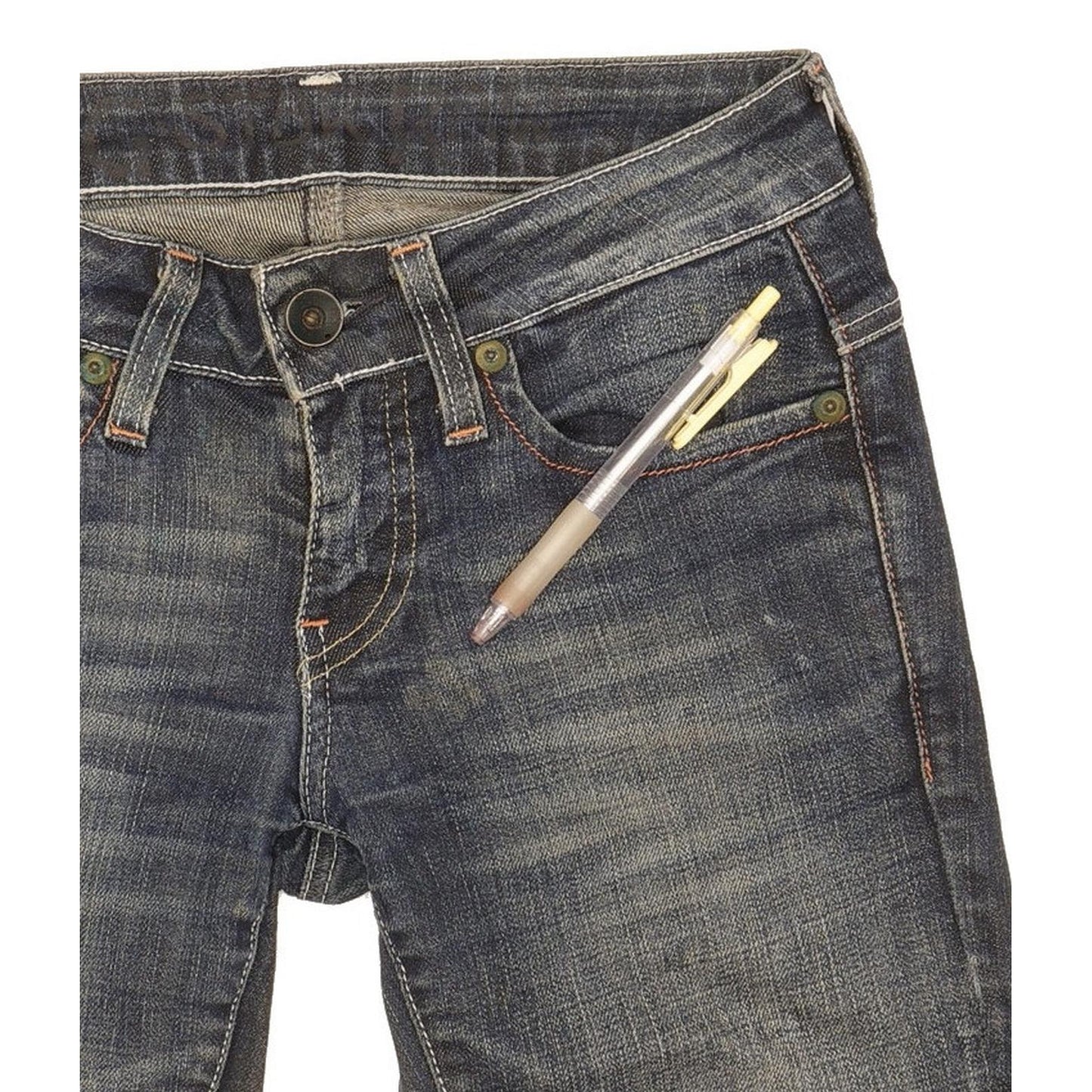 G-Star Women Blue Straight Slim Stretch Jeans W25 L29