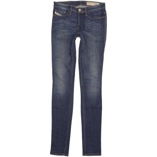 Diesel Skinzee 0817R Women Blue Skinny Slim Stretch Jeans W25 L32