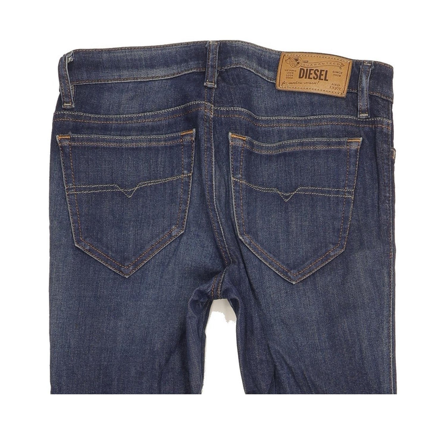 Diesel Skinzee 0817R Women Blue Skinny Slim Stretch Jeans W25 L32