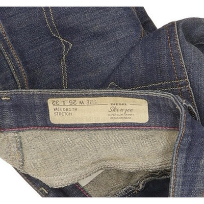 Diesel Skinzee 0817R Women Blue Skinny Slim Stretch Jeans W25 L32