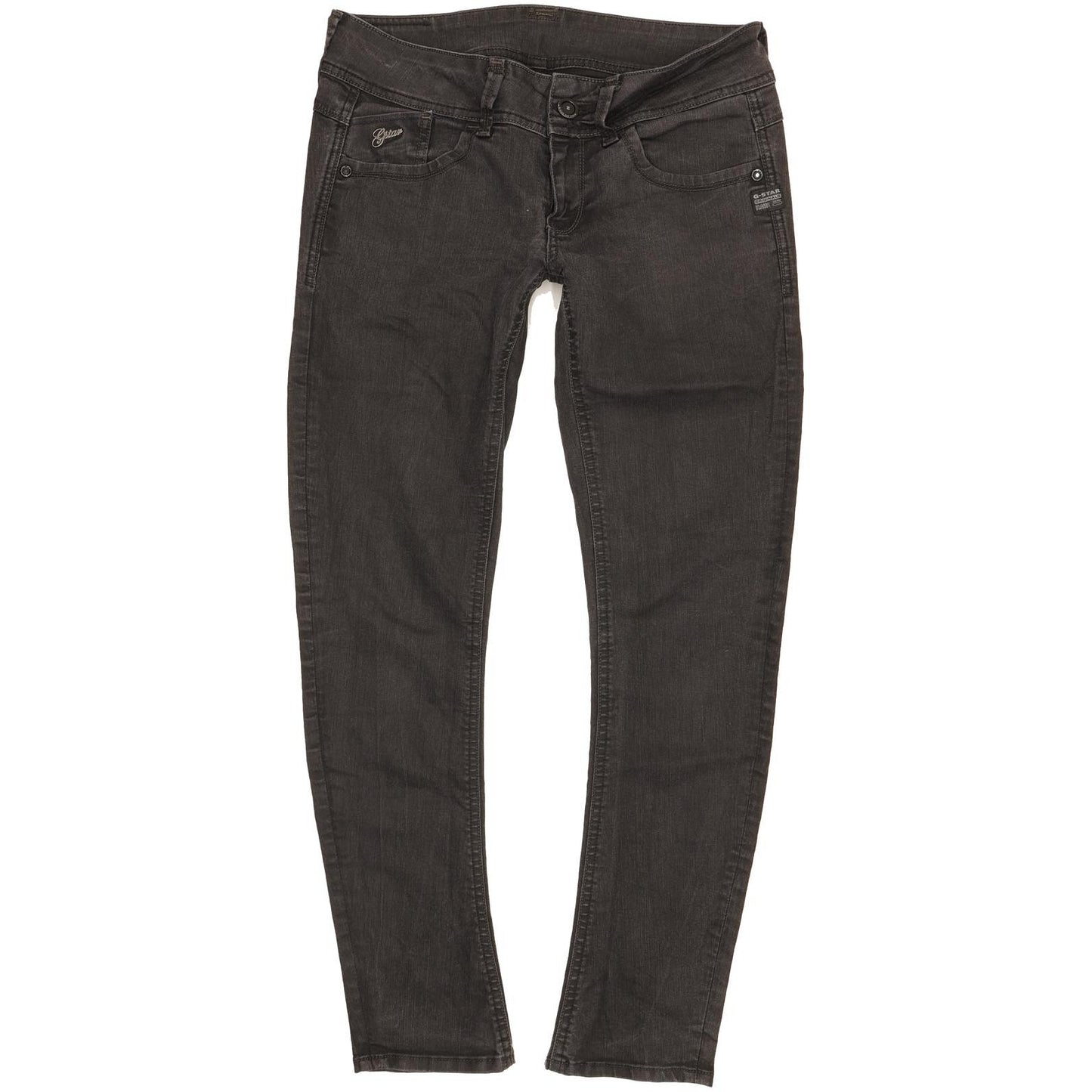 G-Star Lynn Women Black Skinny Slim Stretch Jeans W29 L29
