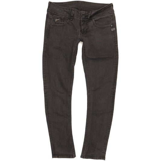 G-Star Lynn Women Black Skinny Slim Stretch Jeans W29 L29