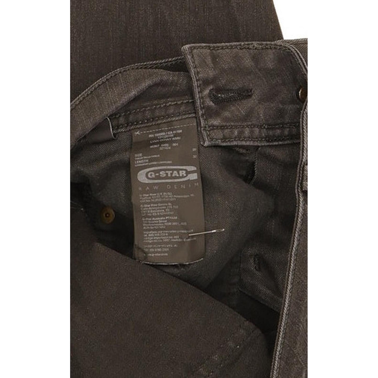 G-Star Lynn Women Black Skinny Slim Stretch Jeans W29 L29