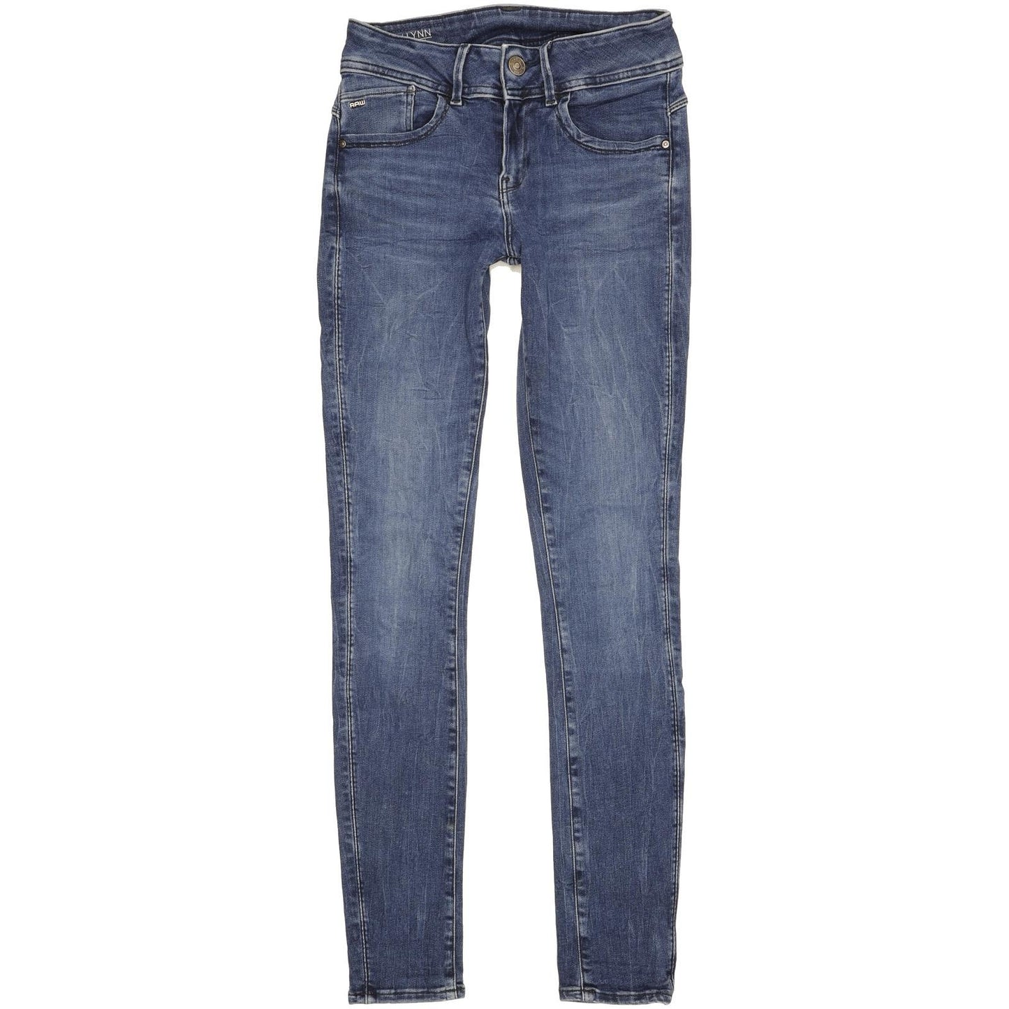 G-Star Lynn Women Blue Skinny Slim Stretch Jeans W27 L31