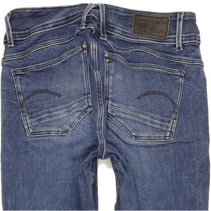 G-Star Lynn Women Blue Skinny Slim Stretch Jeans W27 L31