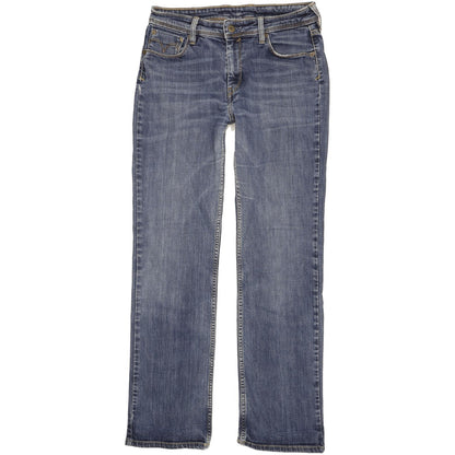 Levi's 627 Women Blue Straight Slim Stretch Jeans W31 L31