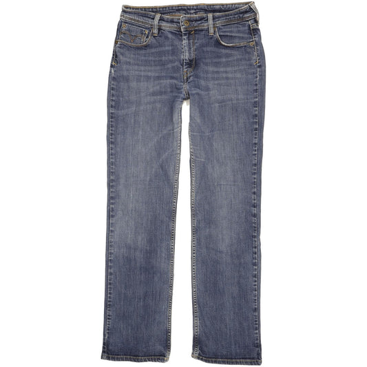 Levi's 627 Women Blue Straight Slim Stretch Jeans W31 L31