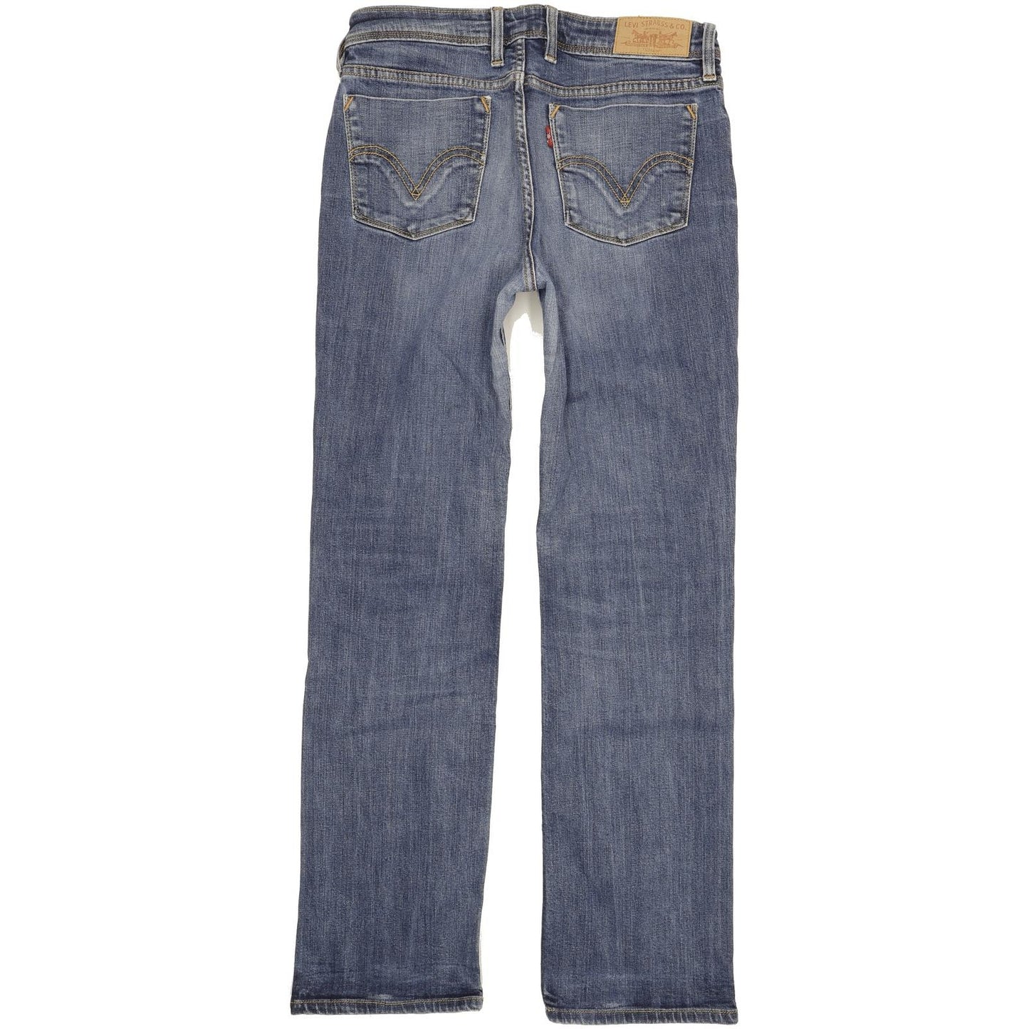 Levi's 627 Women Blue Straight Slim Stretch Jeans W31 L31