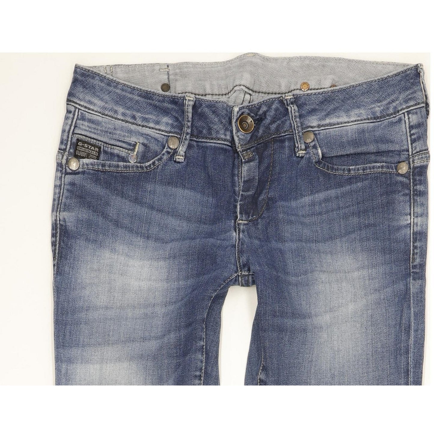 G-Star Midge Women Blue Skinny Slim Stretch Jeans W28 L34