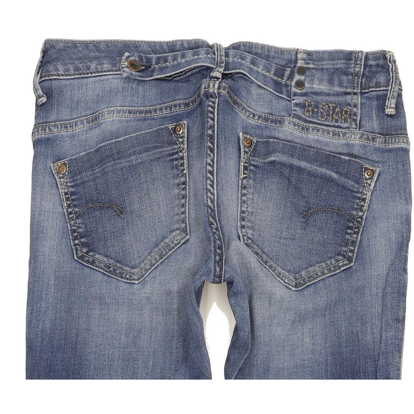 G-Star Midge Women Blue Skinny Slim Stretch Jeans W28 L34