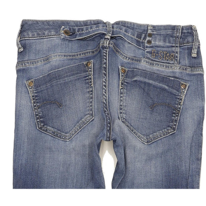 G-Star Midge Women Blue Skinny Slim Stretch Jeans W28 L34