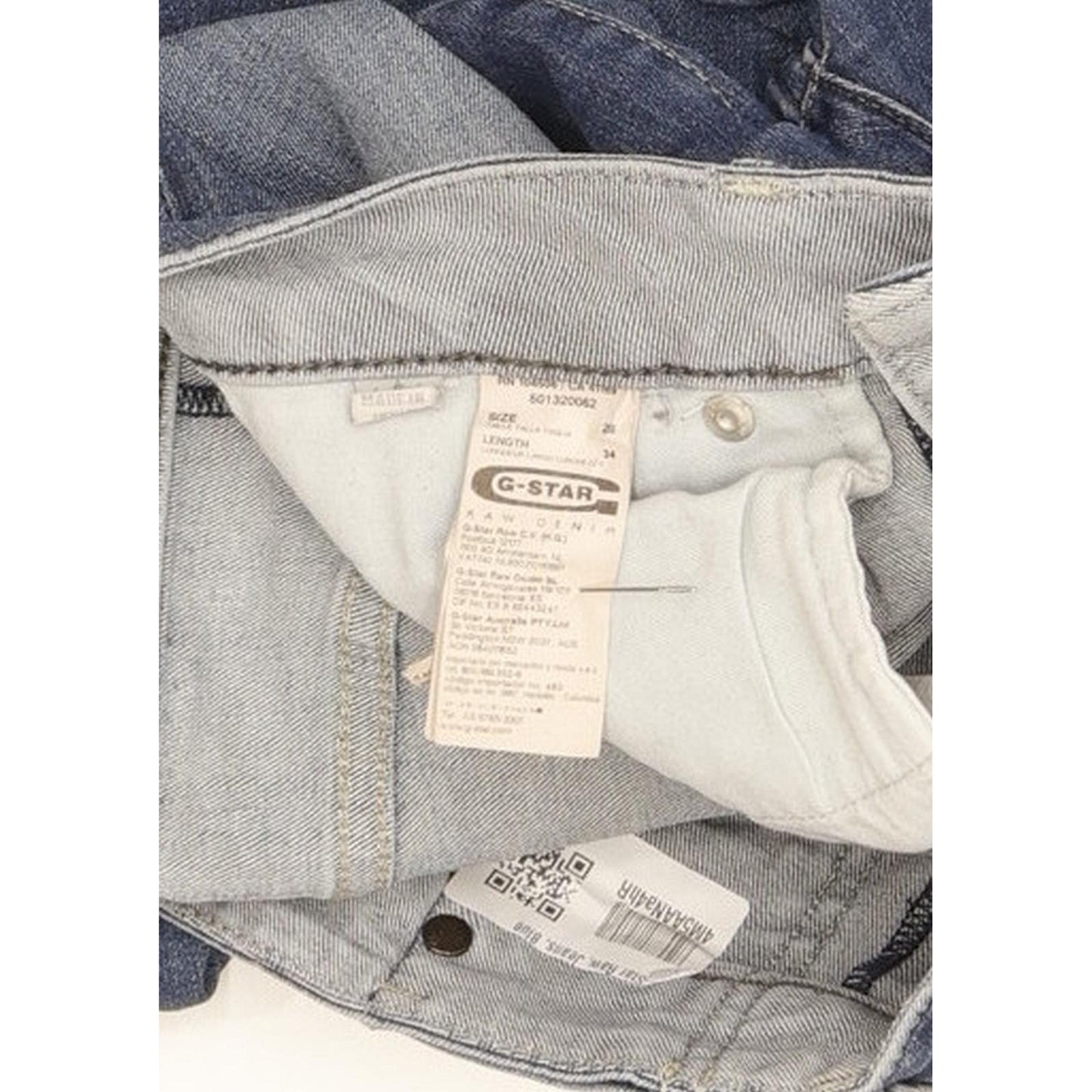 G-Star Midge Women Blue Skinny Slim Stretch Jeans W28 L34