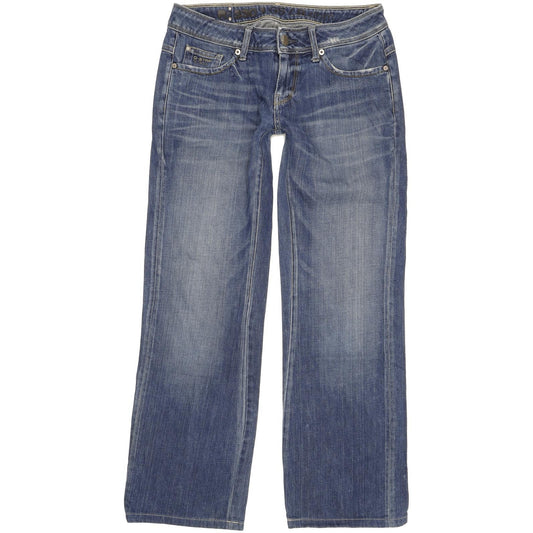 G-Star New Reese Women Blue Straight Loose Jeans W28 L30