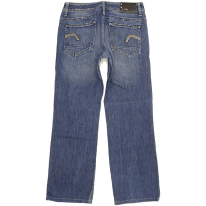 G-Star New Reese Women Blue Straight Loose Jeans W28 L30