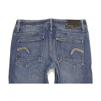 G-Star New Reese Women Blue Straight Loose Jeans W28 L30