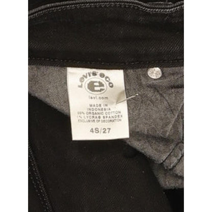 Levi's 531 Women Black Skinny Slim Stretch Jeans W27 L30