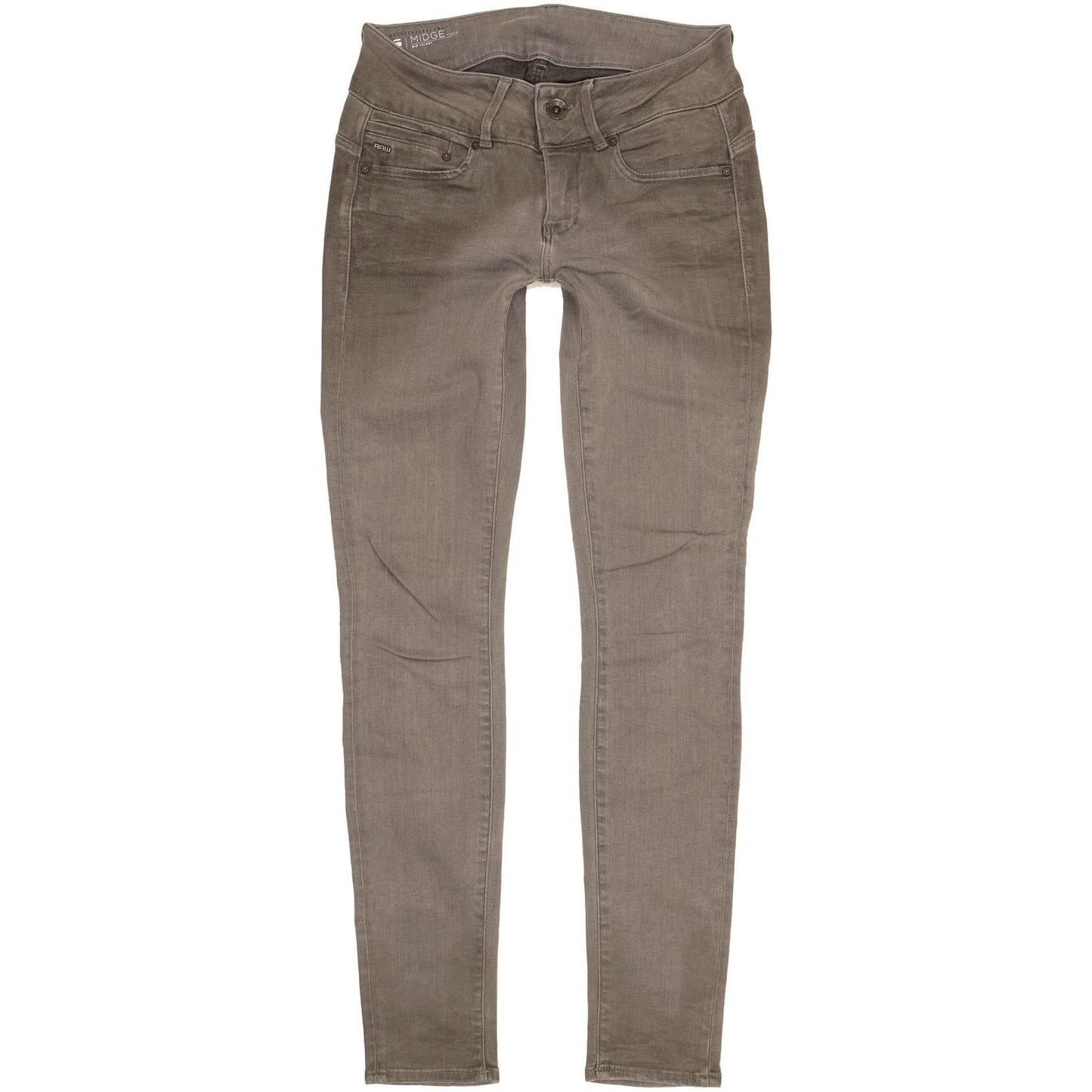 G-Star Midge Women Grey Skinny Slim Stretch Jeans W26 L30