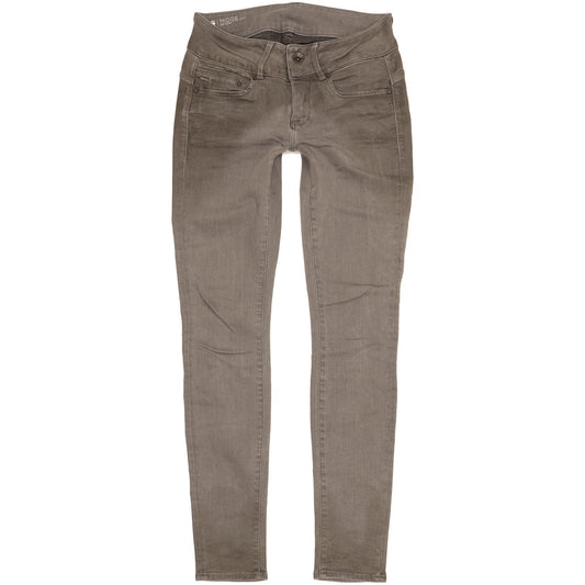 G-Star Midge Women Grey Skinny Slim Stretch Jeans W26 L30