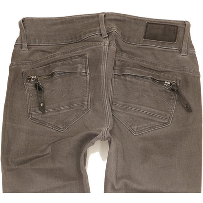 G-Star Midge Women Grey Skinny Slim Stretch Jeans W26 L30