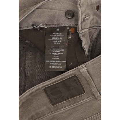 G-Star Midge Women Grey Skinny Slim Stretch Jeans W26 L30