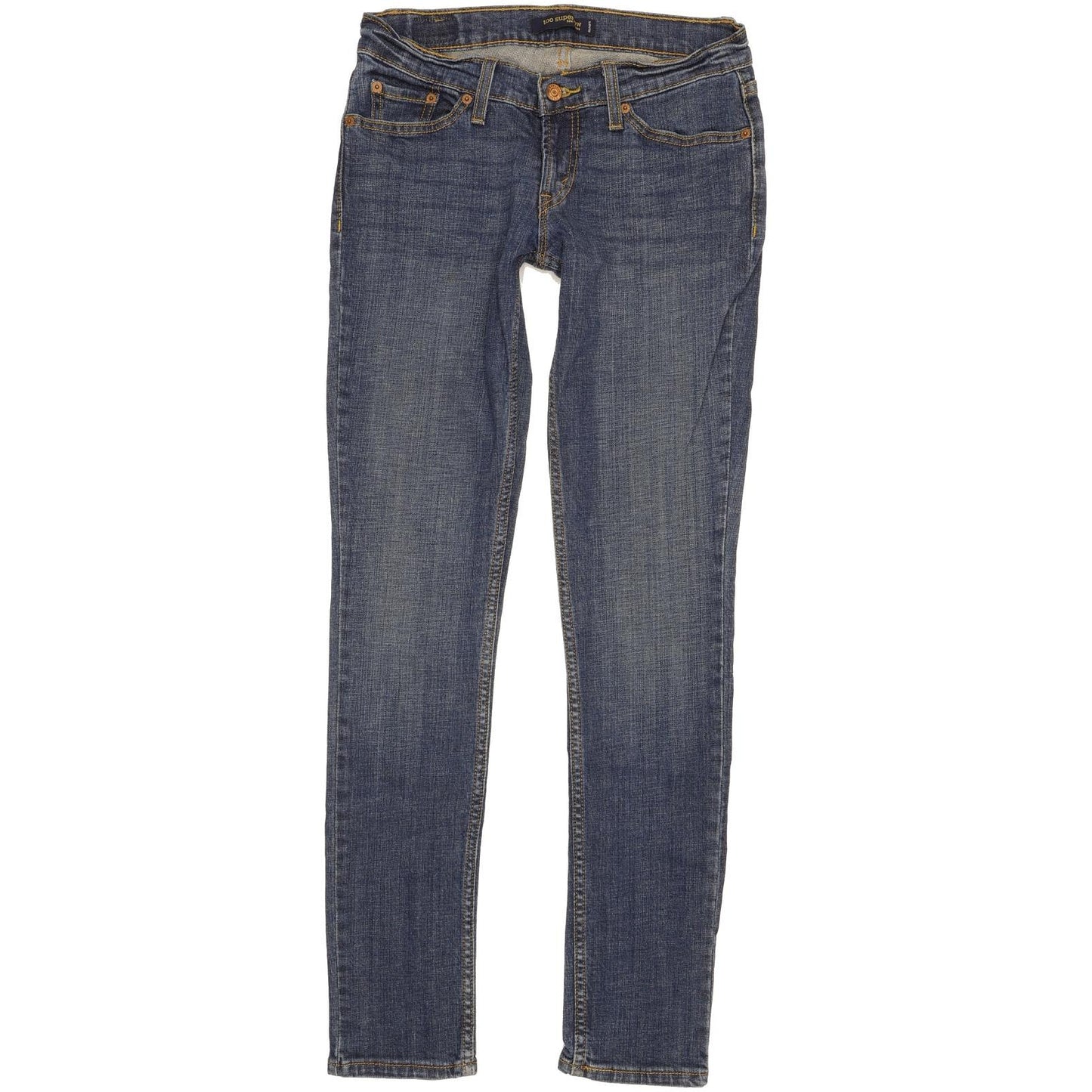 Levi's 524 Women Blue Skinny Slim Stretch Jeans W26 L32
