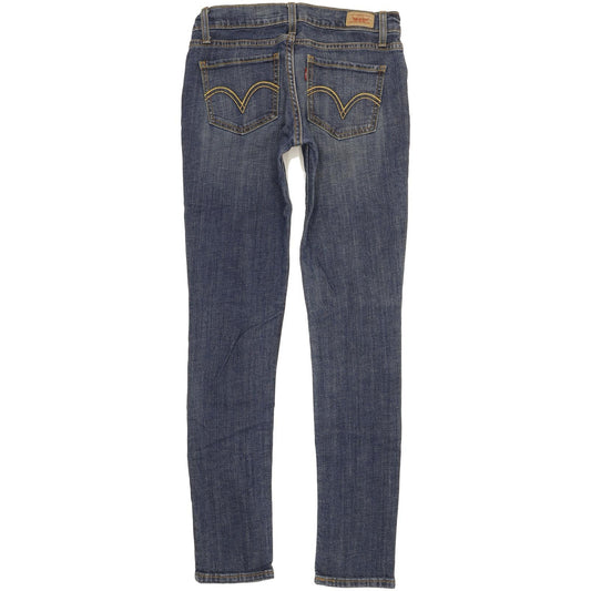 Levi's 524 Women Blue Skinny Slim Stretch Jeans W26 L32