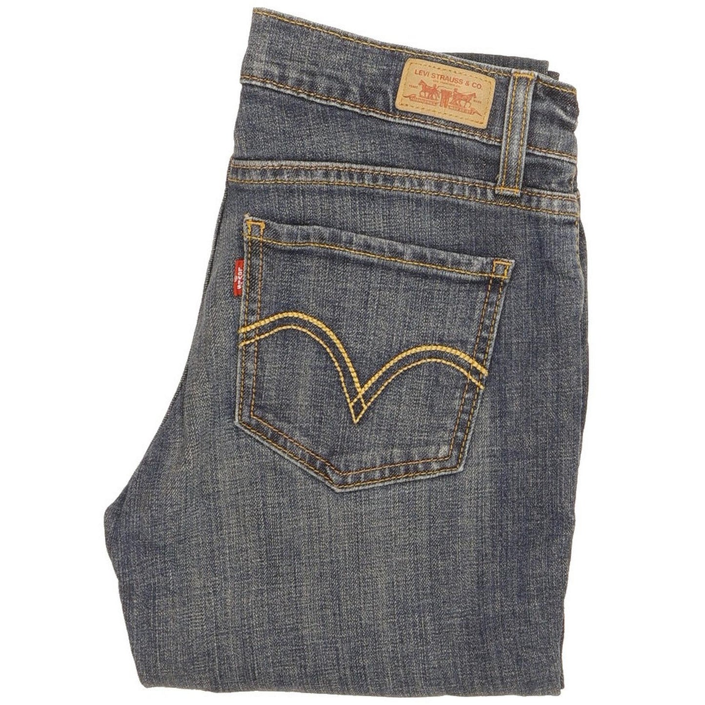 Levi's 524 Women Blue Skinny Slim Stretch Jeans W26 L32
