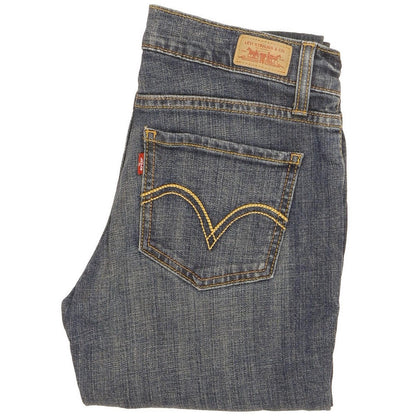 Levi's 524 Women Blue Skinny Slim Stretch Jeans W26 L32