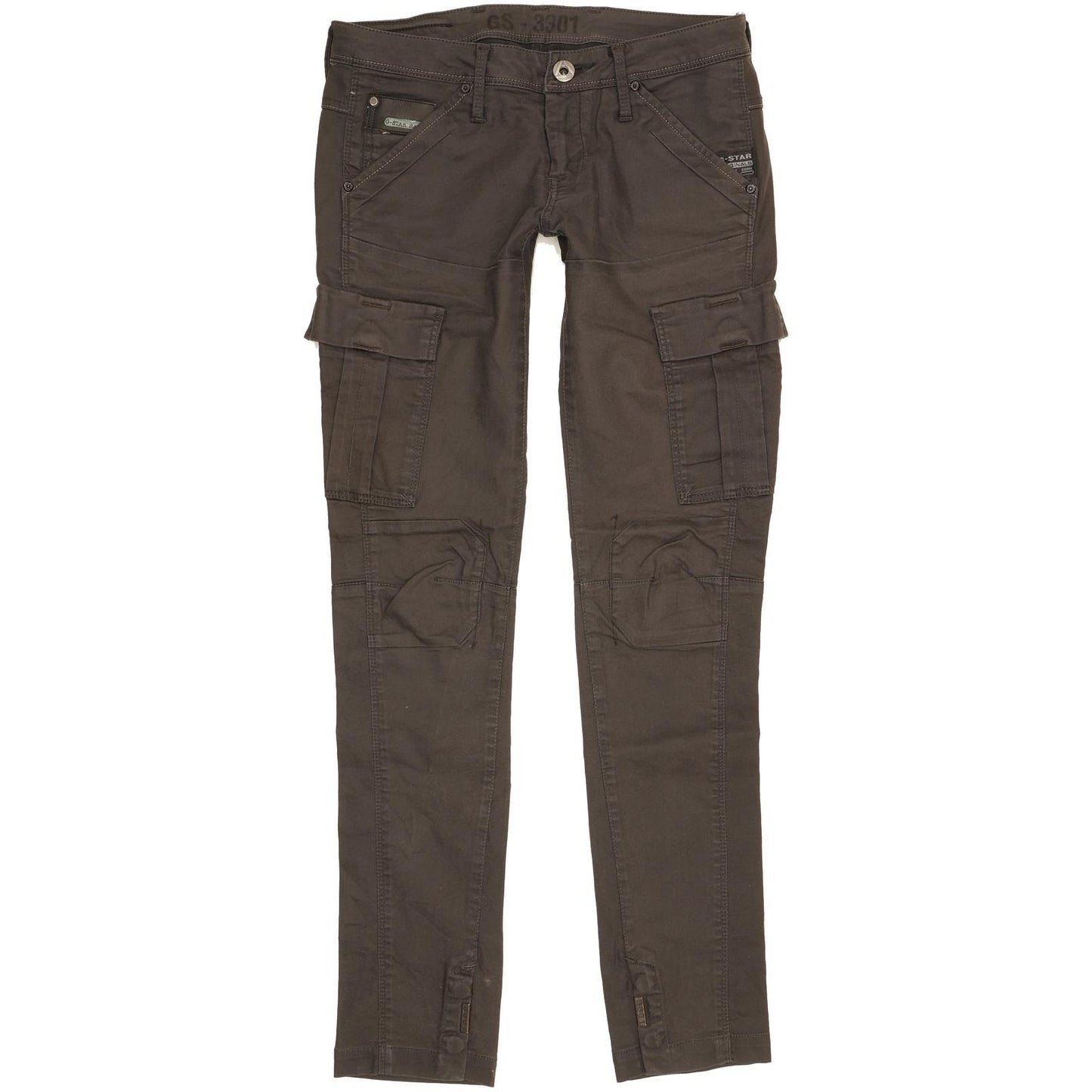 G-Star Army Dean Women Charcoal Tapered Slim Stretch Jeans W26 L30