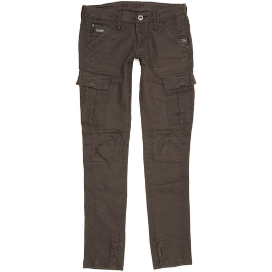 G-Star Army Dean Women Charcoal Tapered Slim Stretch Jeans W26 L30