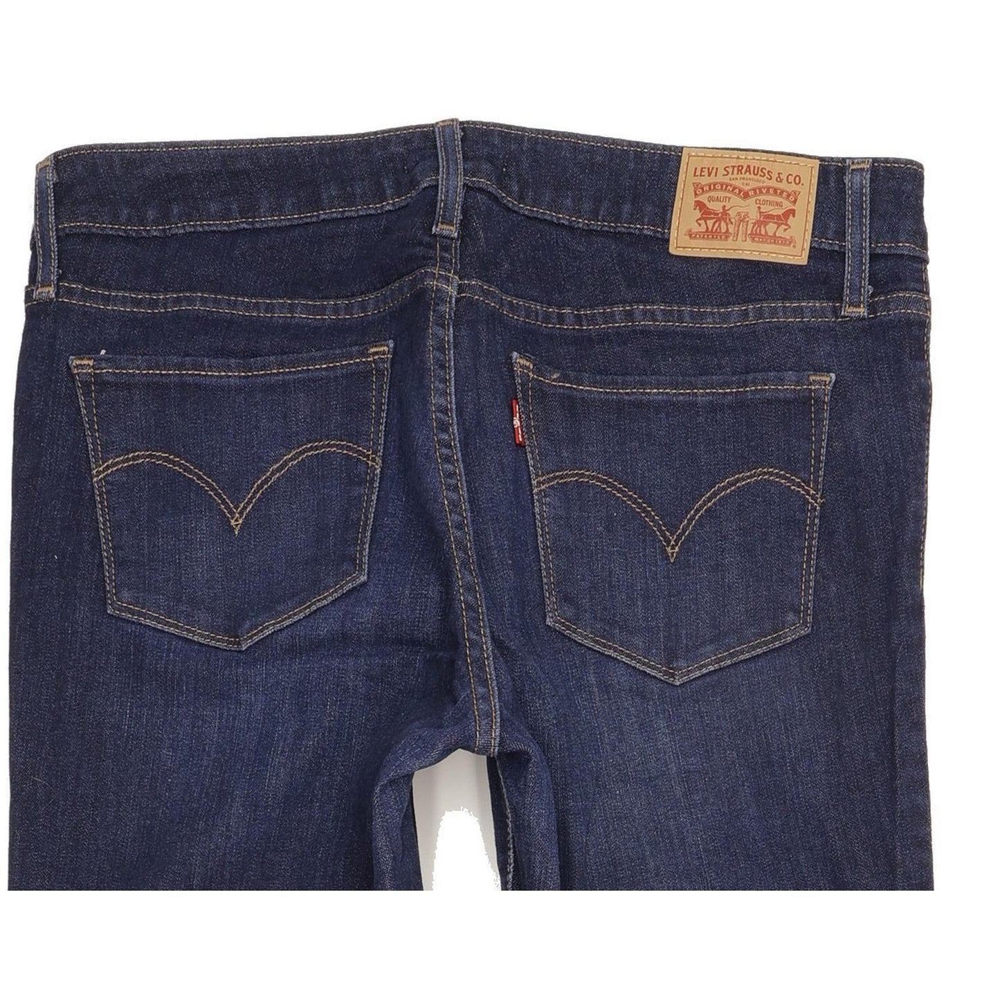Levi's 712 Women Blue Straight Slim Stretch Jeans W30 L32
