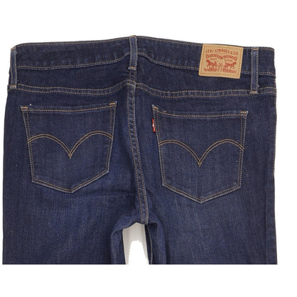 Levi's 712 Women Blue Straight Slim Stretch Jeans W30 L32