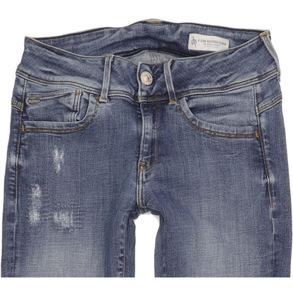 G-Star Lynn Women Blue Skinny Slim Jeans W29 L33
