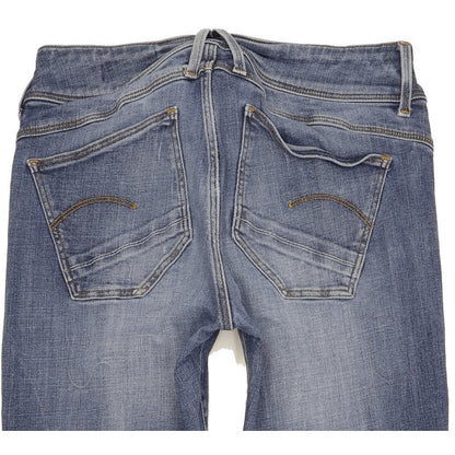 G-Star Lynn Women Blue Skinny Slim Jeans W29 L33