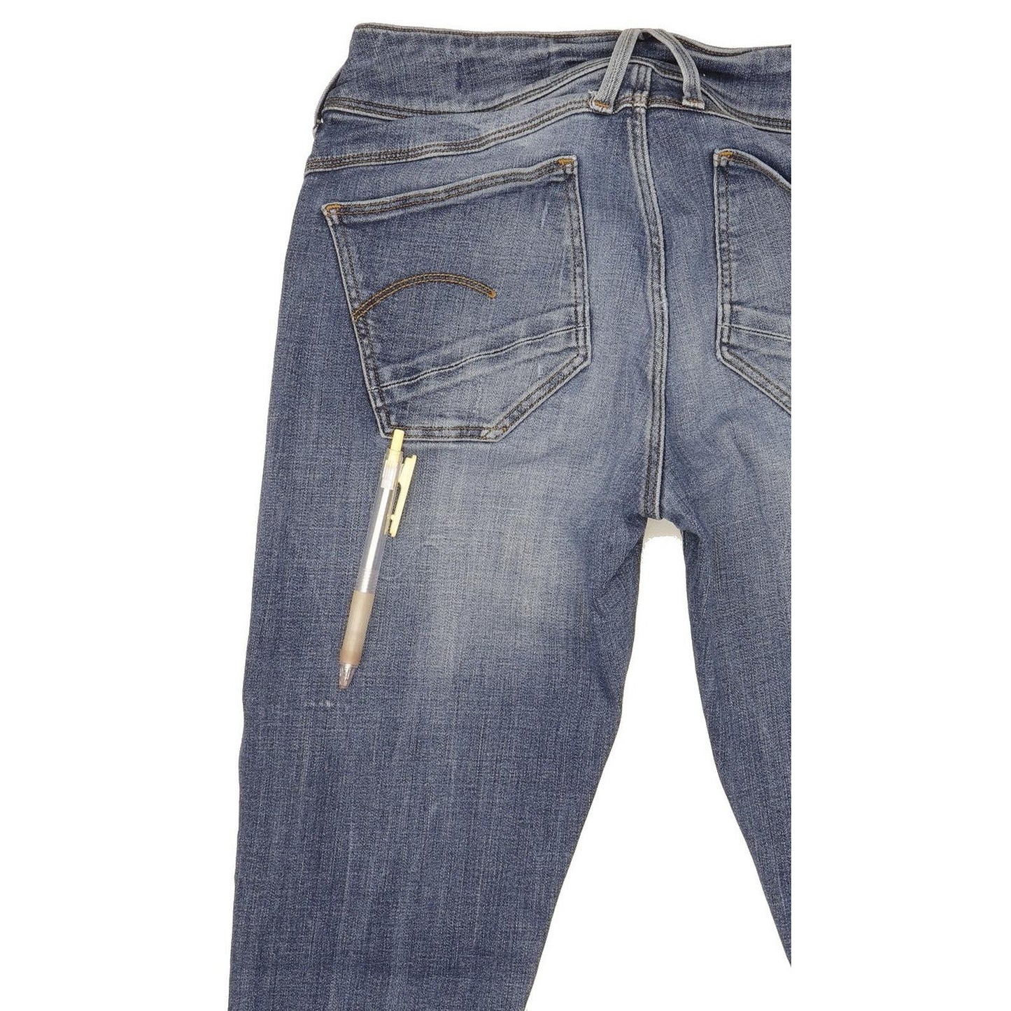 G-Star Lynn Women Blue Skinny Slim Jeans W29 L33