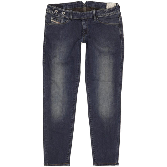 Diesel Cherick Women Navy Tapered Slim Jeans W29 L27