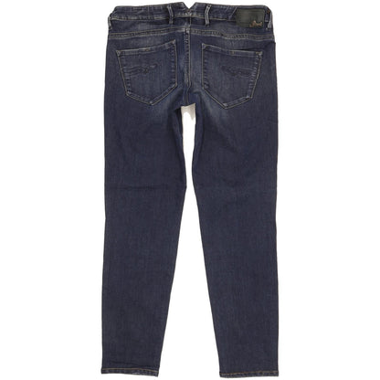 Diesel Cherick Women Navy Tapered Slim Jeans W29 L27